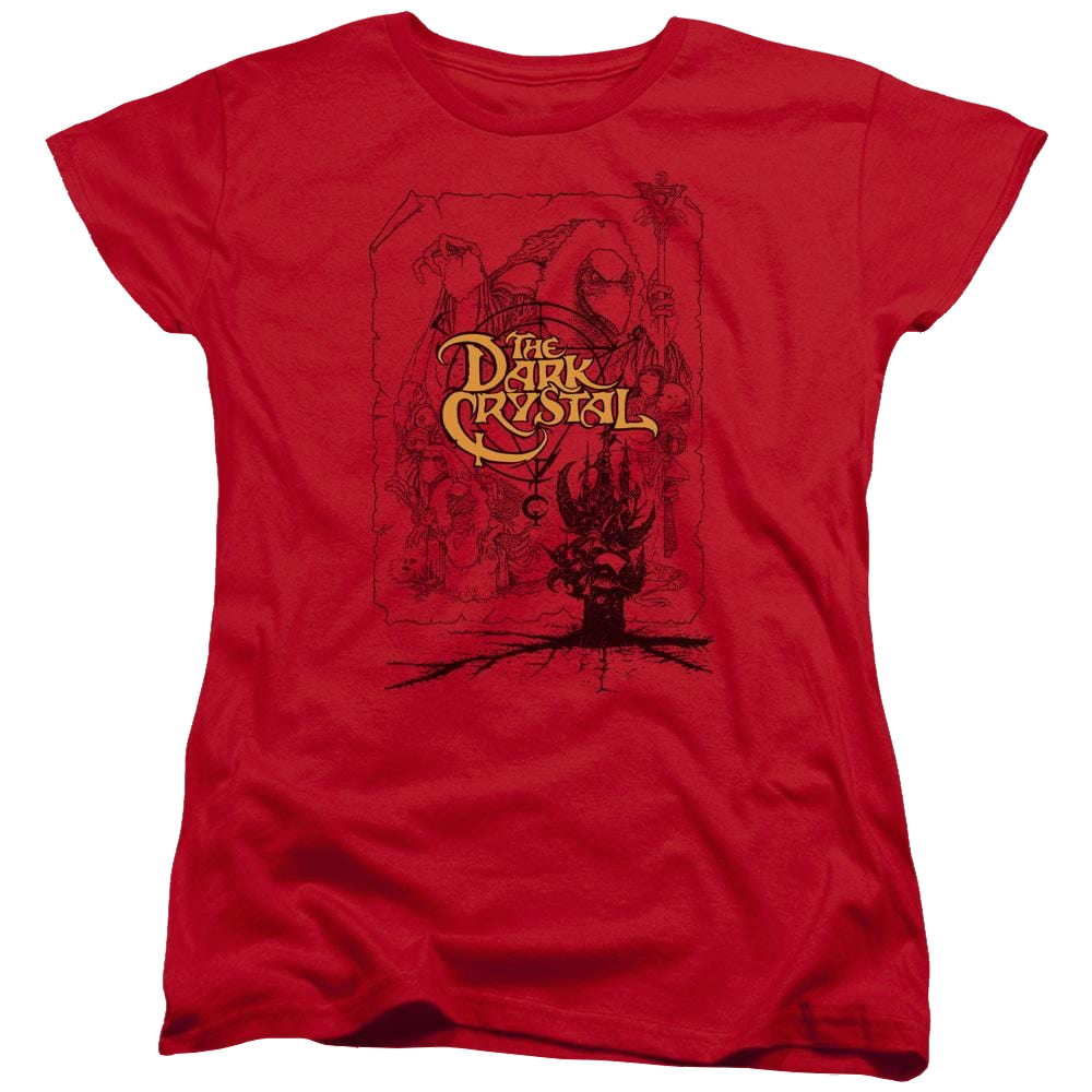 Dark Crystal Poster Lines - Women's T-Shirt Hoodie, Sweatshirt | ZylaModa.com