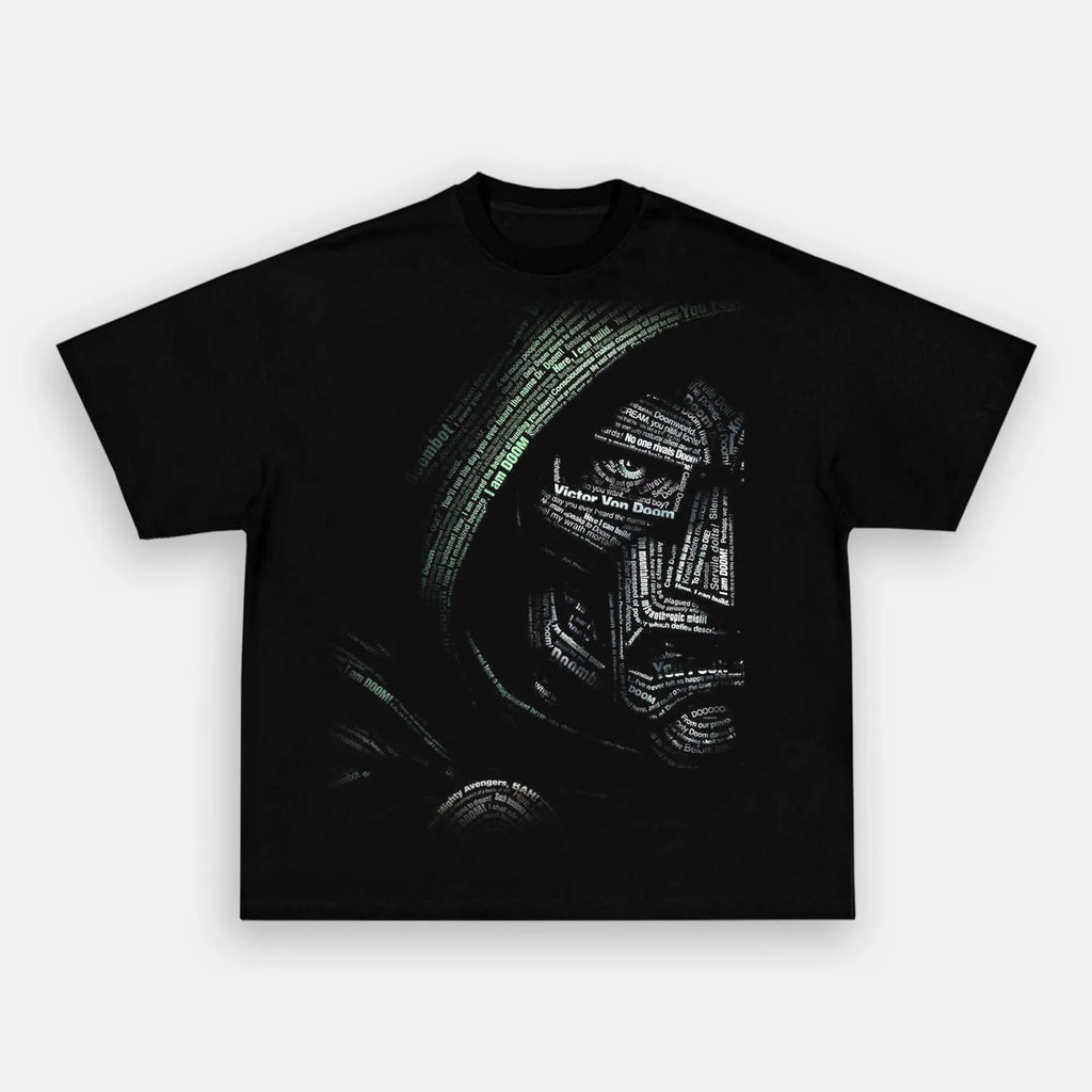 DOCTOR DOOM WORD FACE TEE Hoodie, Sweatshirt | ZylaModa.com (Image 1)