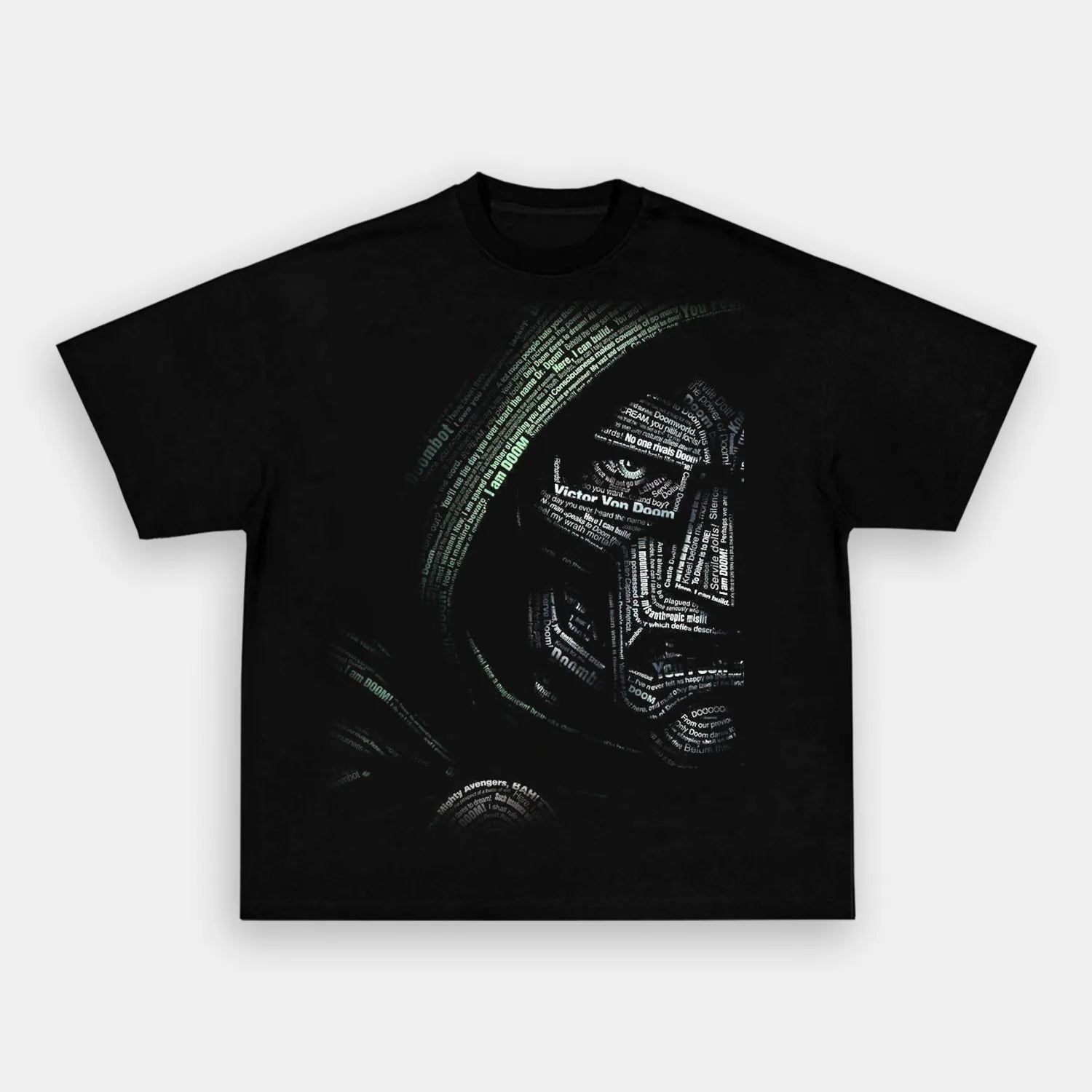 DOCTOR DOOM WORD FACE TEE Hoodie, Sweatshirt | ZylaModa.com (Image 1)