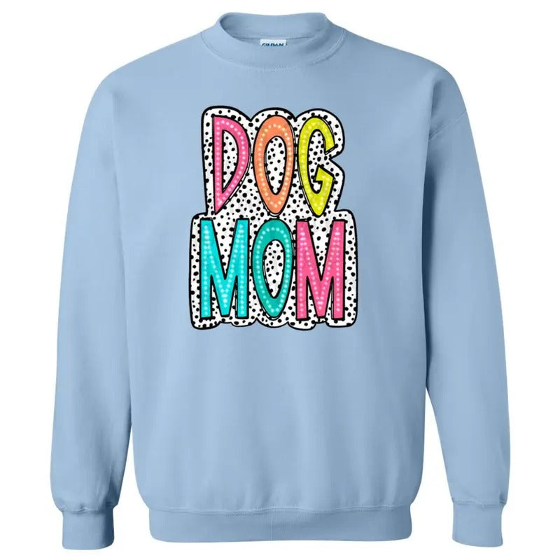 DOG MOM Neon Spotted Sweatshirt T-Shirts, Hoodie | ZylaModa.com