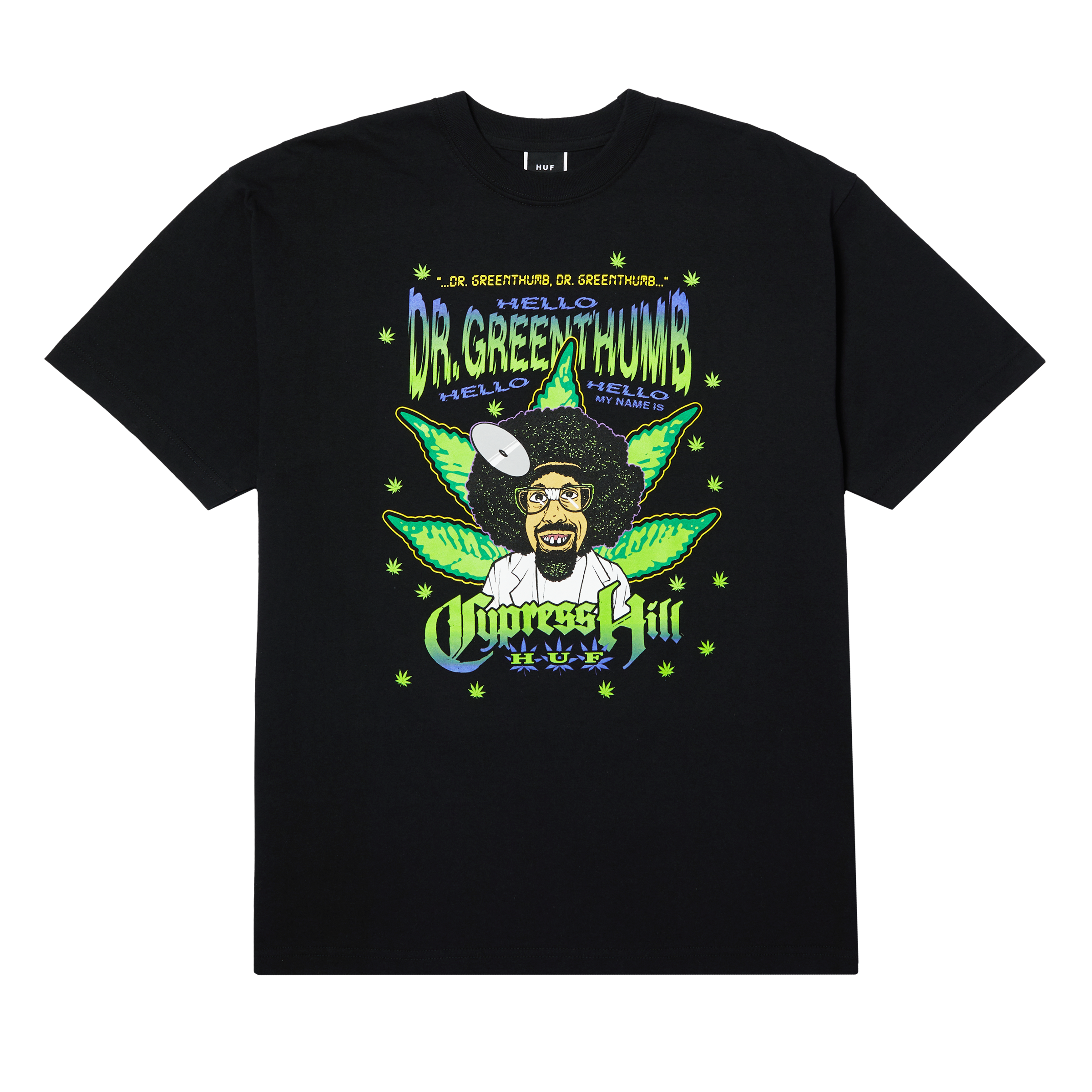 HUF x Cypress Hill Dr Greenthumb T-Shirt Hoodie, Sweatshirt | ZylaModa.com (Image 1)