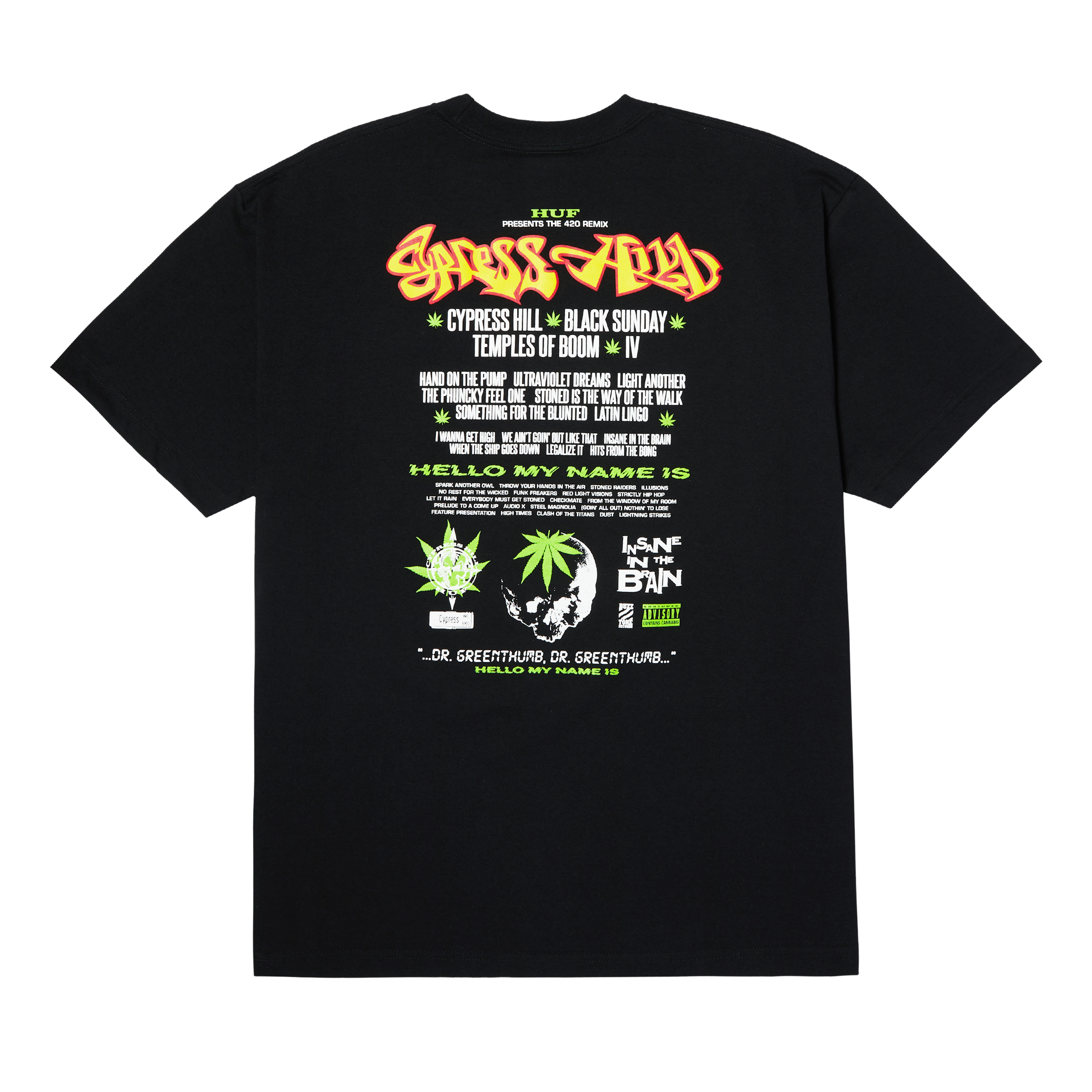 HUF x Cypress Hill Dr Greenthumb T-Shirt Hoodie, Sweatshirt | ZylaModa.com (Image 2)