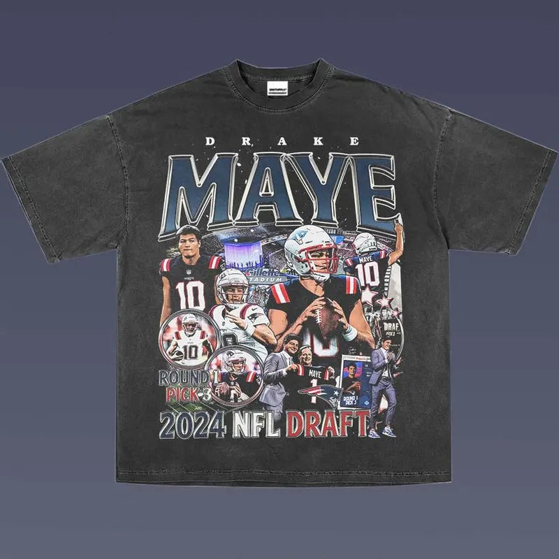 DRAKE MAYE 1.0 VINTAGE TEE | AMERICAN FOOTBALL | GIFT FOR FAN Hoodie, Sweatshirt | ZylaModa.com