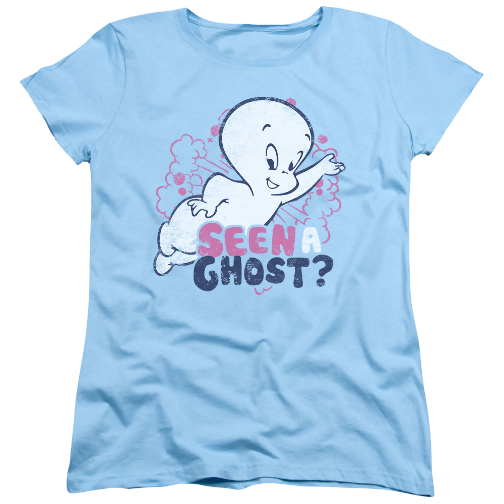 Casper the Friendly Ghost Seen A Ghost - Women's T-Shirt Hoodie, Sweatshirt | ZylaModa.com