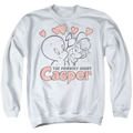 Casper the Friendly Ghost Hearts - Men's Crewneck Sweatshirt T-Shirts, Hoodie | ZylaModa.com