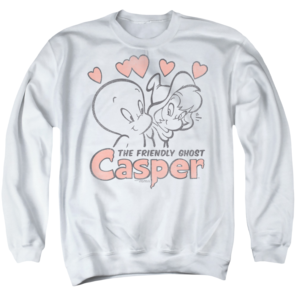 Casper the Friendly Ghost Hearts - Men's Crewneck Sweatshirt T-Shirts, Hoodie | ZylaModa.com