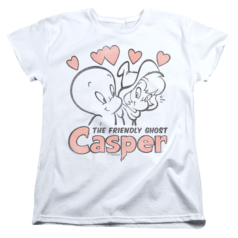 Casper the Friendly Ghost Hearts - Women's T-Shirt Hoodie, Sweatshirt | ZylaModa.com