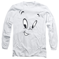 Casper the Friendly Ghost Face - Men's Long Sleeve T-Shirt Hoodie, Sweatshirt | ZylaModa.com
