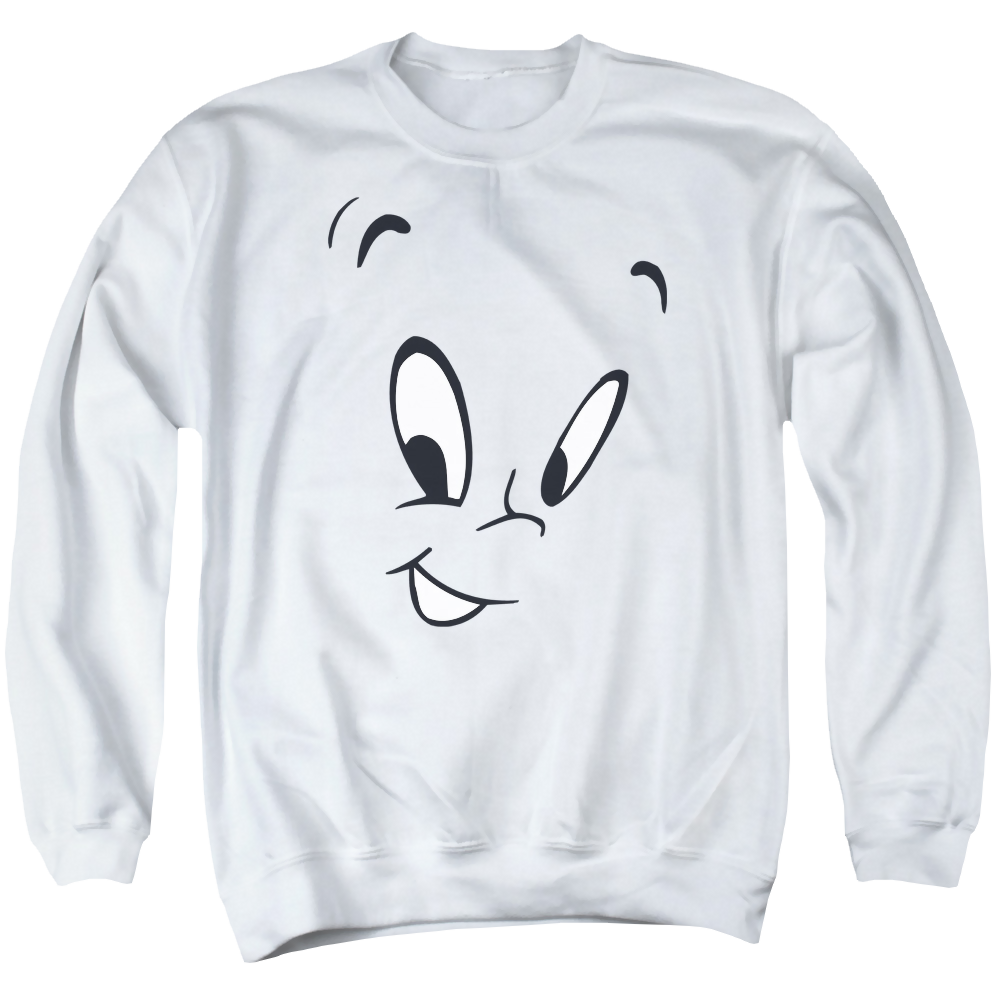 Casper the Friendly Ghost Face - Men's Crewneck Sweatshirt T-Shirts, Hoodie | ZylaModa.com