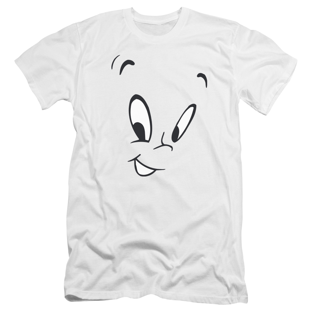 Casper the Friendly Ghost Face - Men's Premium Slim Fit T-Shirt Hoodie, Sweatshirt | ZylaModa.com