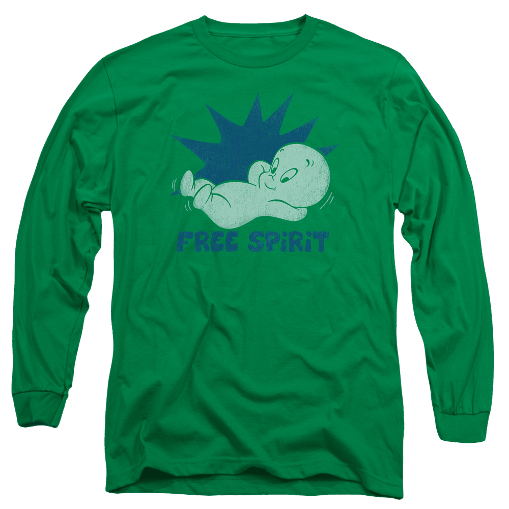 Casper the Friendly Ghost Free Spirit - Men's Long Sleeve T-Shirt Hoodie, Sweatshirt | ZylaModa.com