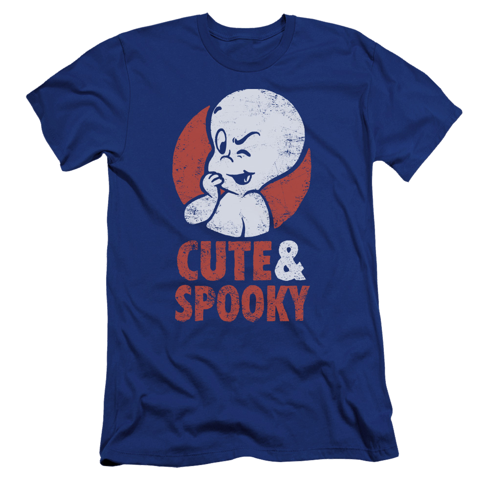Casper the Friendly Ghost Spooky - Men's Premium Slim Fit T-Shirt Hoodie, Sweatshirt | ZylaModa.com