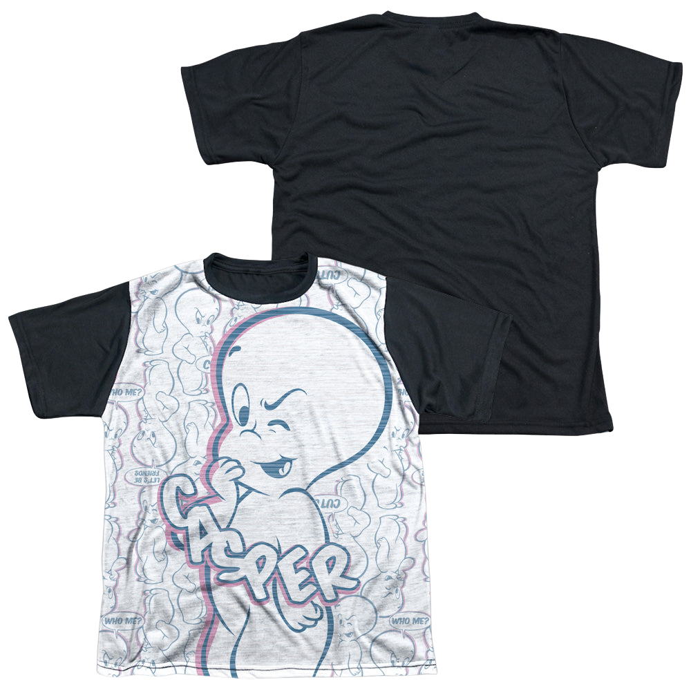Casper the Friendly Ghost Friendly Ghost - Youth Black Back T-Shirt Hoodie, Sweatshirt | ZylaModa.com