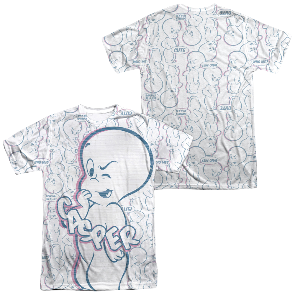 Casper the Friendly Ghost Friendly Ghost (Front/Back Print) - Men's All-Over Print T-Shirt Hoodie, Sweatshirt | ZylaModa.com