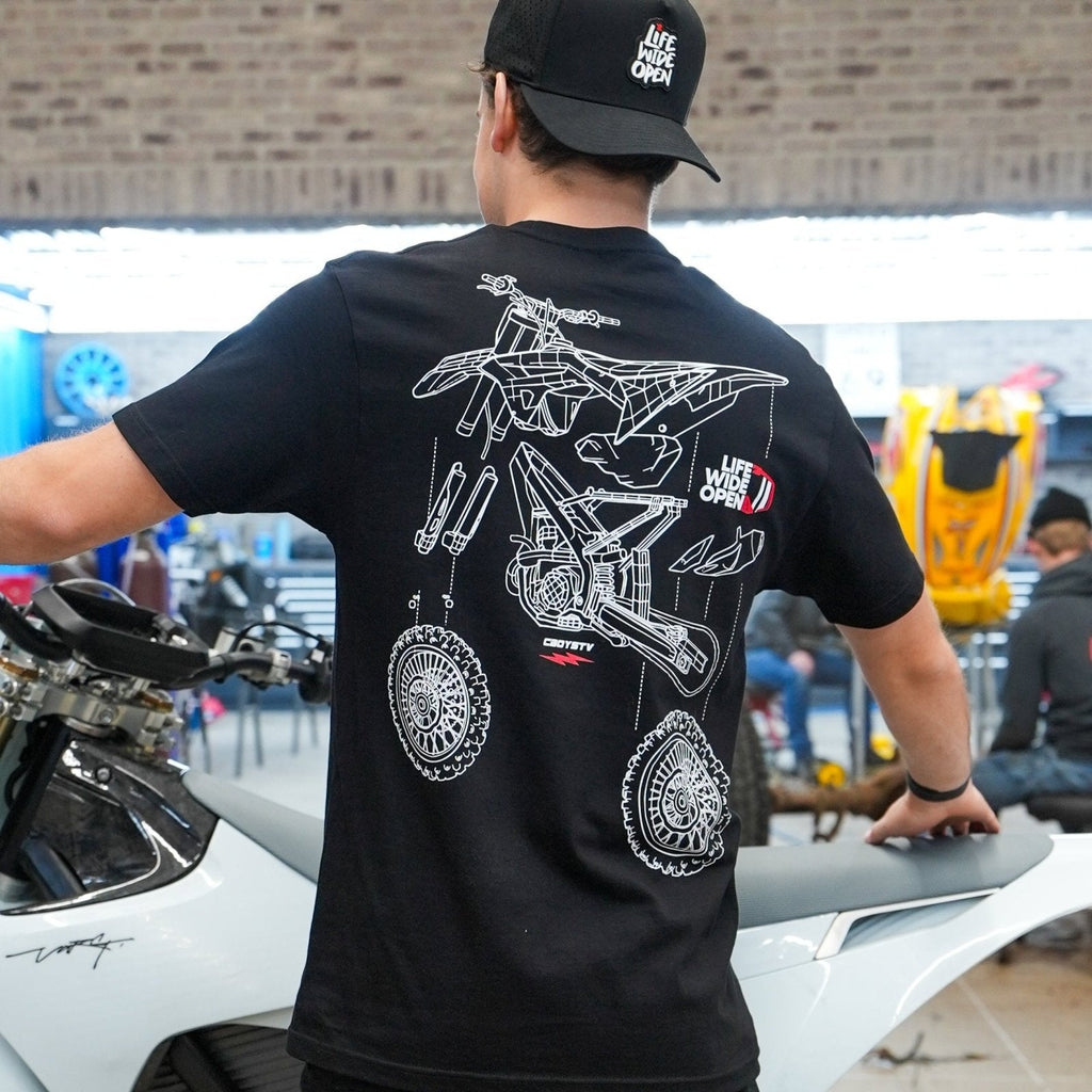 Dirtbike Blowup Tee Hoodie, Sweatshirt | ZylaModa.com (Image 4)
