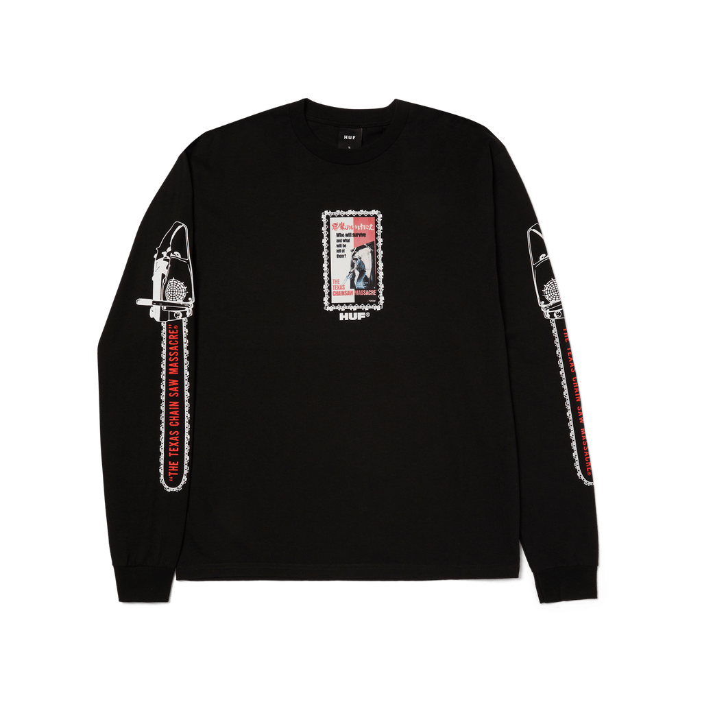 HUF x The Texas Chainsaw Massacre Dual Chain Long Sleeve T-Shirt Hoodie, Sweatshirt | ZylaModa.com (Image 2)