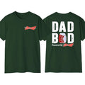Dad Bod Powered By Budweiser 2 Sided T-Shirt, Graphic Tees For Men For Woman, Trendy Sweatshirt Hoodie Classic Crewneck