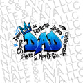 Dad Graffiti DTF Transfer T-Shirts, Hoodie, Sweatshirt | ZylaModa.com