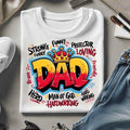 Dad Graffiti Shirt for Men Funny Hero King Man of God Father's Day Gift Unisex Premium 100% Cotton Hoodie, Sweatshirt