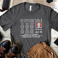 Dad Human Bard Character Sheet, Dnd Dad Shirt, Dnd Character Sheet, Funny FatherS Day Gift, Dungeon Master Shirt, Role...