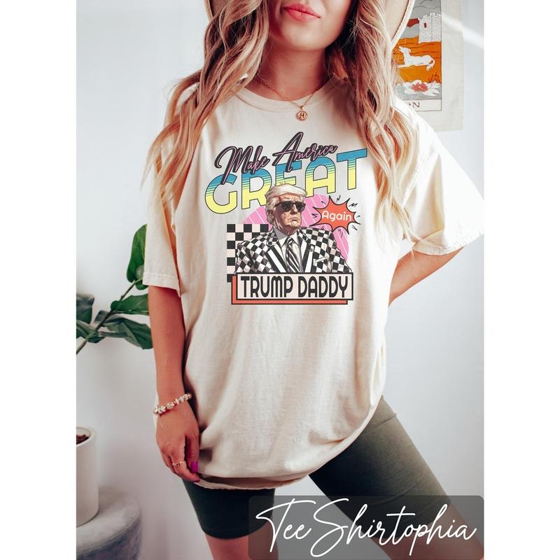 Daddy's Home Shirt, Trump 2024 Shirt, Republican Gift, 2024 Trump Shirt Hoodie, Sweatshirt | ZylaModa.com