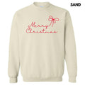 Dainty Script Red Merry Christmas Sweatshirt 'NLB' T-Shirts, Hoodie | ZylaModa.com