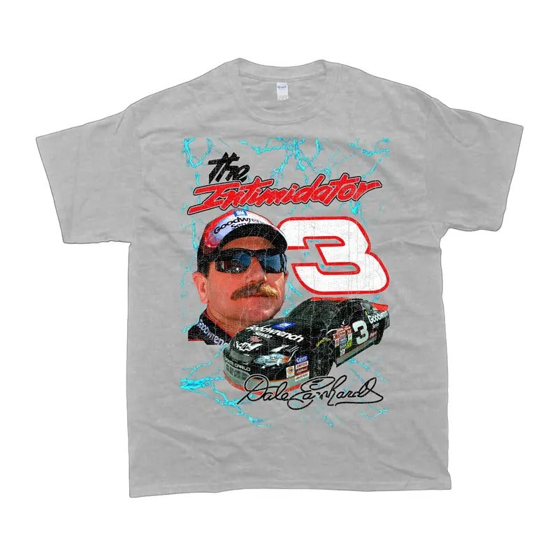 Dale Earnhardt 3 Goodwrench Nascar Heavy Vintage Style Streetwear Washed, Shirt For Women And Men, Men's Tshirt, Men's...
