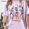 Dancing Skeleton Comfort Colors Shirt, Funny Halloween Shirt, Fall Shirt, Skeleton Halloween Clothing, Halloween Gift Tee...