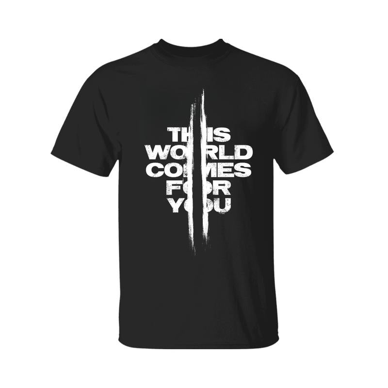 Days Gone This World Comes For You Distressed Chest Logo Premium T-Shirt, Unisex Tee, For Men And Women, Menswear,...