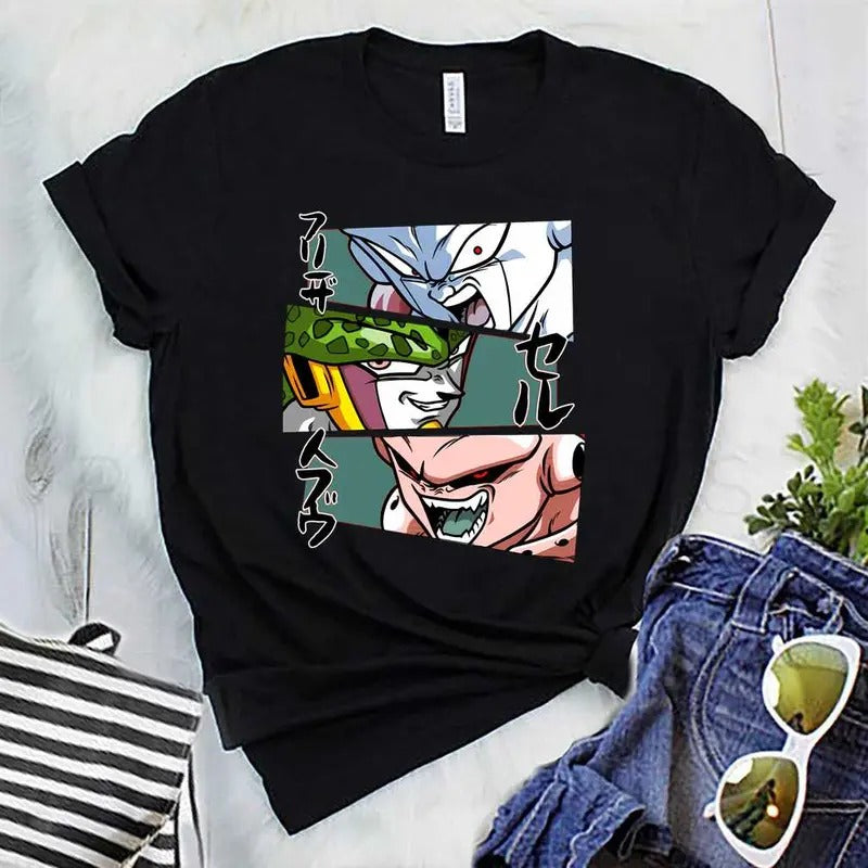 Dbz Villains T-Shirt Sweatshirt, Hoodie, Comfort Colors | ZylaModa.com