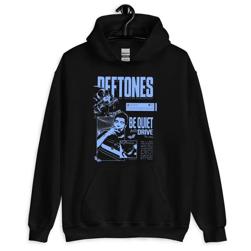 Ddeftones Vintage Inspired Graphic Tee, Retro Nu Metal Band, Tour Merch, Unisex Sweater Pullover Tee Hoodie, Sweatshirt