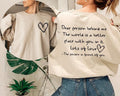 Dear Person Behind Me Sweatshirt And Hoodie Shirt For Friends Kindness Shirt Mental Health Matters Shirt To The Person...