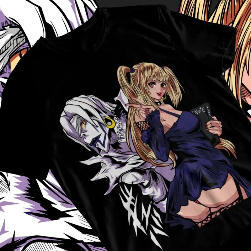 Death Note Misa Amane T- Shirt Manga Anime Blackwhite Shirt Soft Tee Hoodie, Sweatshirt | ZylaModa.com