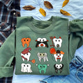 Dental Halloween Sweatshirt, Halloween Teeth Shirt, Dental Hygiene Sweatshirt, Dental Squad Halloween T-shirt, Dental Boo...