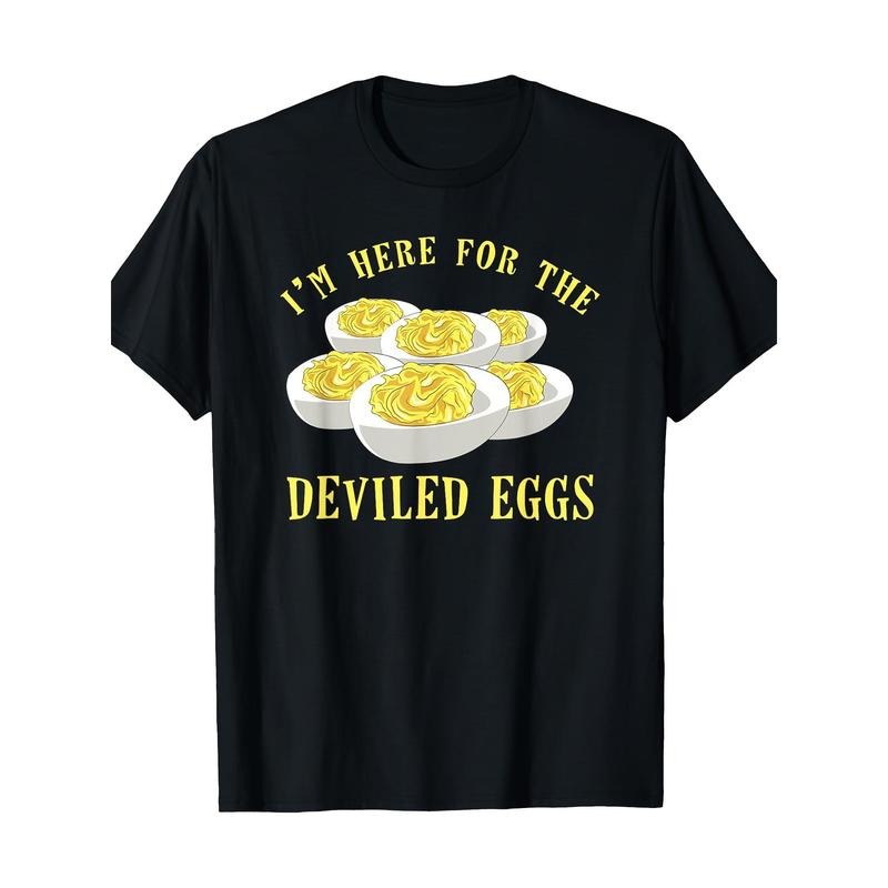Deviled Egg Funny Food Gift 100% Cotton T-Shirt Made in USA Hoodie, Sweatshirt | ZylaModa.com