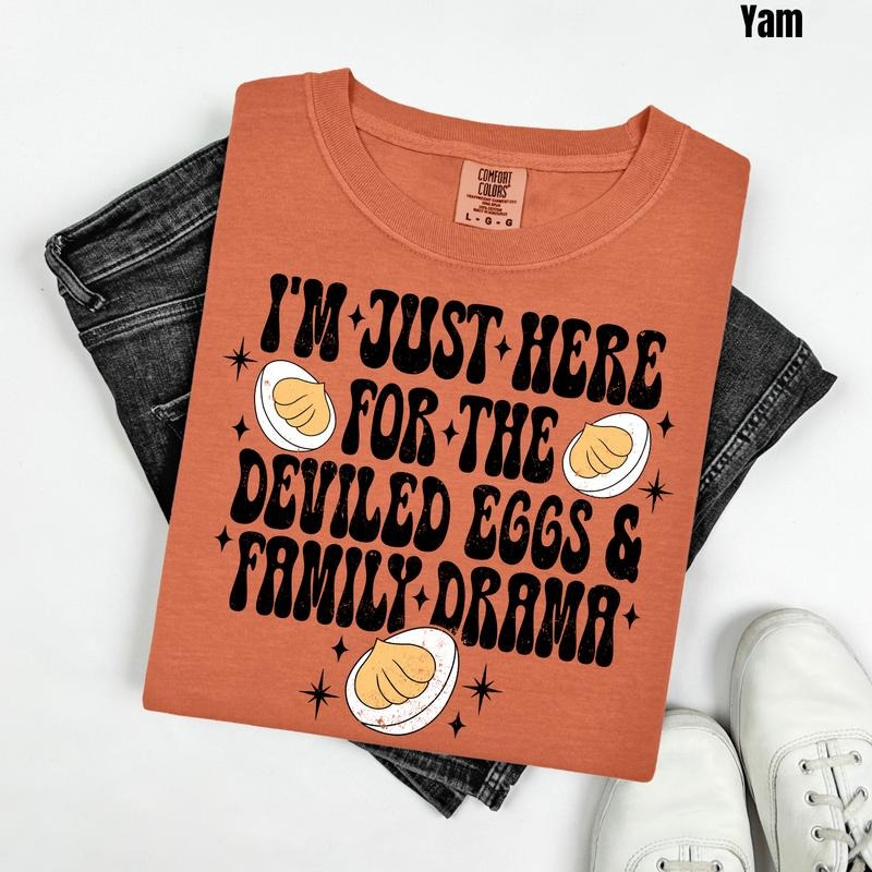 Deviled Eggs & Drama Comfort Colors T-Shirt 'NLB' Hoodie, Sweatshirt | ZylaModa.com
