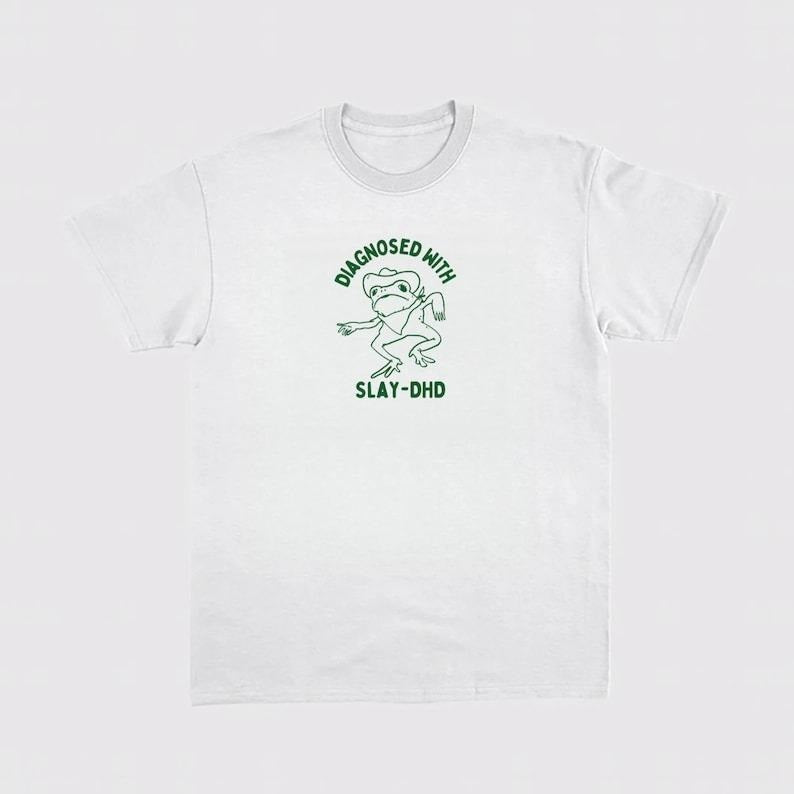 Diagnosed with slay- dhd Unisex Heavy Cotton Tee Hoodie, Sweatshirt | ZylaModa.com