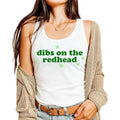 Dibs On The Redhead Tank Top, Funny St Patricks Day Shirt Y2K, Lucky Shirt for Women, St Paddys Day Women Ideal's...