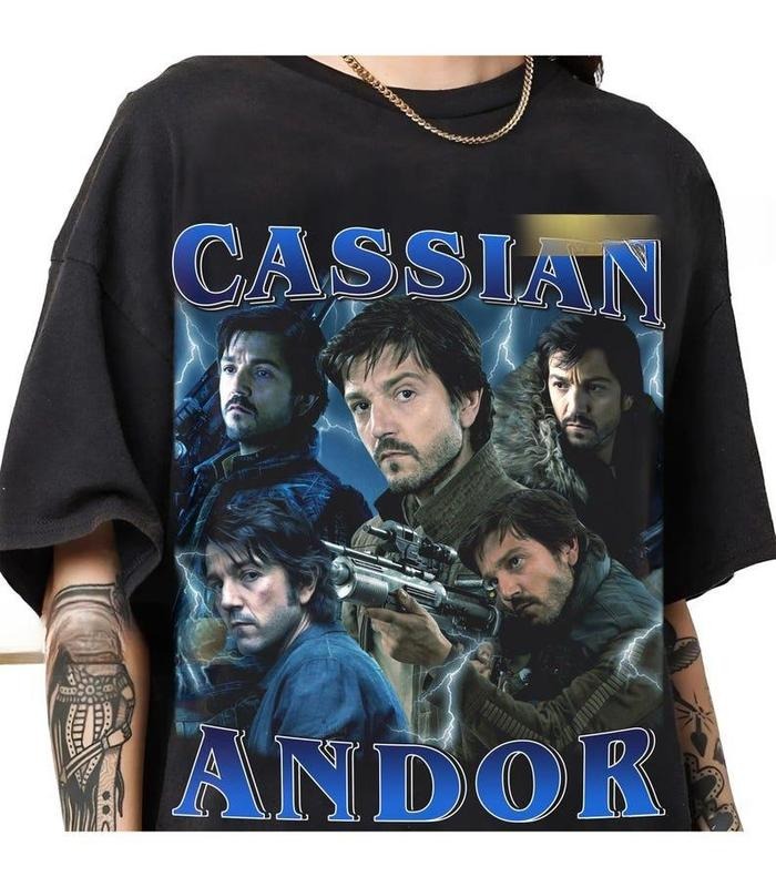Diego Luna as Cassian Andor Retro 90s style Vintage raptee Shirt Hoodie, Sweatshirt | ZylaModa.com