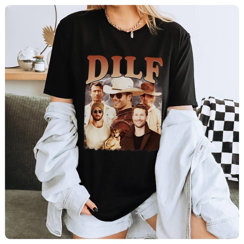 Dilf Glen powell Twister Shirt Glen Powell Vintage Shirt glen powell if you feel it chase it Shirt Twister Movie Shirt...