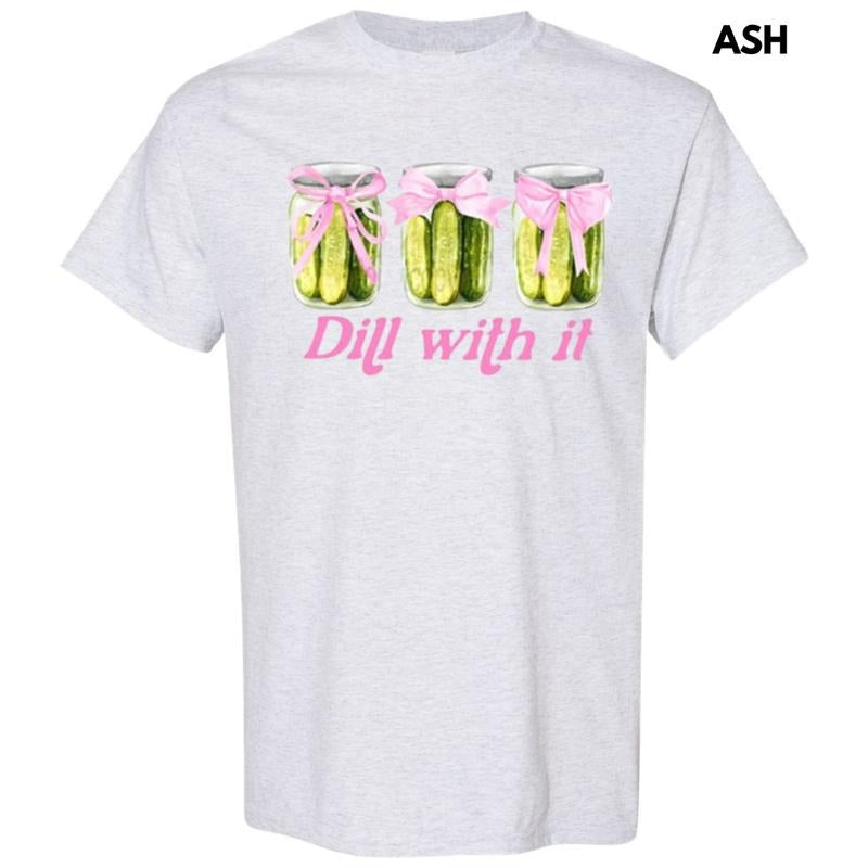Dill With It Coquette Gildan Short Sleeve T-Shirt Hoodie, Sweatshirt | ZylaModa.com