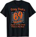 Dirty Humor T-Shirt For Men, 69 Saloon Liquor In The Front Poker In The Rear T-Shirt Menswear Casual Cotton Fashion Top...