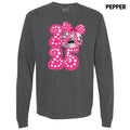 Disco 2025 Hot Pink Long Sleeve Comfort Colors T-Shirt 'NLB' Hoodie, Sweatshirt | ZylaModa.com