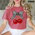 Disco Checker Cherries Comfort Colors T-Shirt 'NLB' Hoodie, Sweatshirt | ZylaModa.com