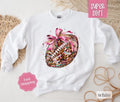 Disco Football Bow Sweatshirt, Game Day Football Crewneck, Womens Sweatshirt, Fall Sweater T-Shirts, Hoodie | ZylaModa.com