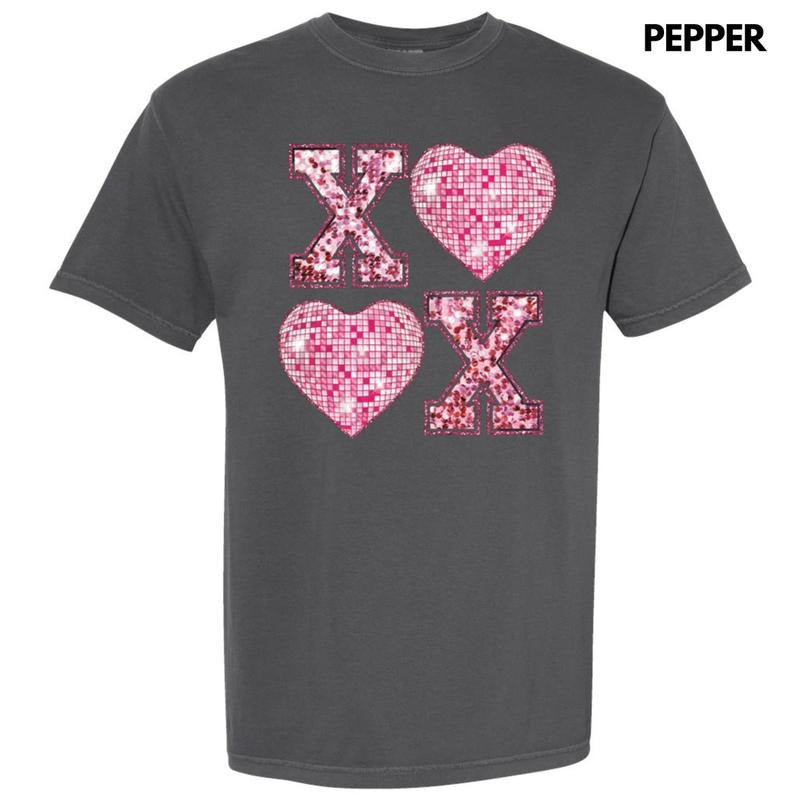 Disco XOXO Hearts Comfort Colors T-Shirt 'NLB' Hoodie, Sweatshirt | ZylaModa.com