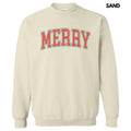 Distressed Varsity Merry Sweatshirt 'NLB T-Shirts, Hoodie | ZylaModa.com