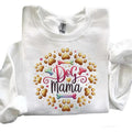 Dog Mama Puppy T-Shirt Sweatshirt Gold Paw Glitter Bone Dog Lover Hoodie Sweatshirt Cotton Womenswear | ZylaModa.com
