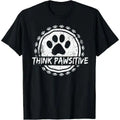 Dog Paw print Pawsitive Pet lover T-Shirt Made in USA Hoodie, Sweatshirt | ZylaModa.com