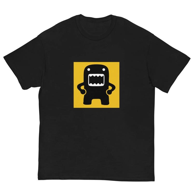 Domo Kun Face T-Shirt, Monster Eyes mouth shirt, Cartoon graphic, AWESOME GIFT (2) Menswear Top Hoodie, Sweatshirt